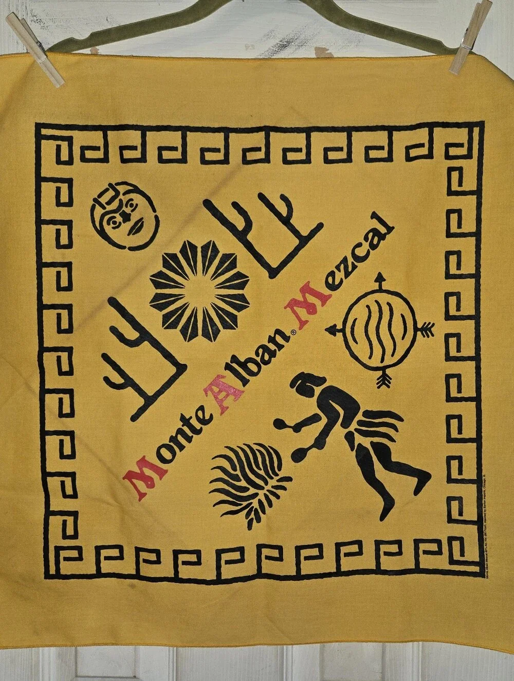 Vintage Monte Alban Mezcal Tequila Bandana